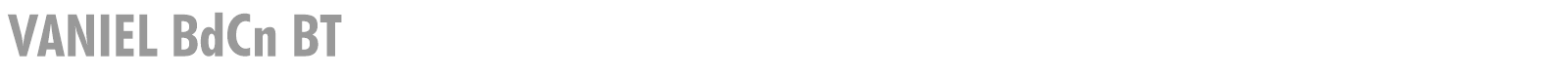Vaniel font preview